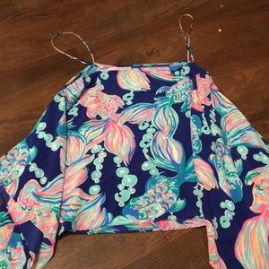 Lilly Pulitzer Sleeveless Silk Blouse